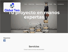 Tablet Screenshot of globaltesis.com